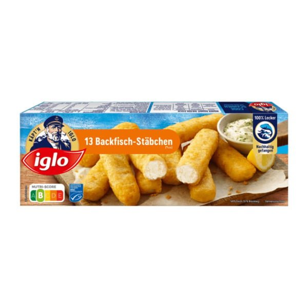 Bild 1 von IGLO Backfisch-Stäbchen / Fischstäbchen