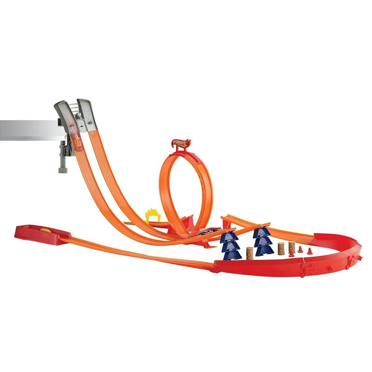 Bild 1 von Mattel GWT46 - Hot Wheels - Super Track Builder - Spielset mit 2 Fahrzeugen, Super Coffret Piste
