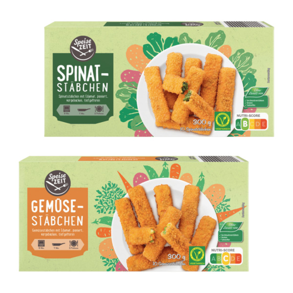 Bild 1 von SPEISEZEIT Spinatstäbchen / Gemüsesticks