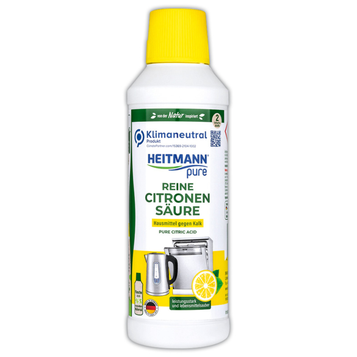 Bild 1 von Heitmann Pure Reine Citronen Säure flüssig