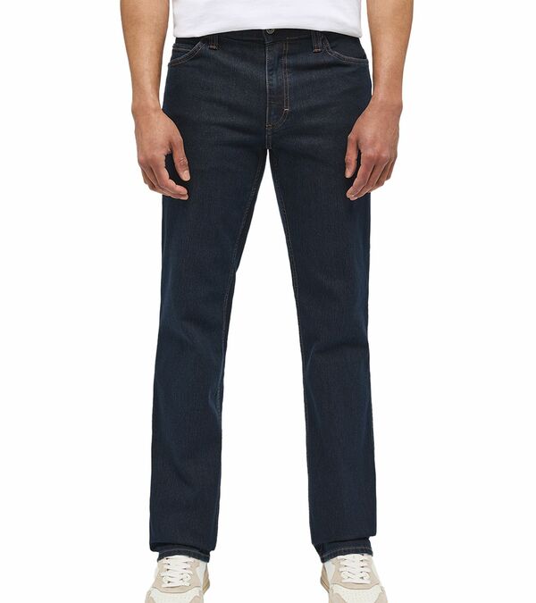 Bild 1 von MUSTANG Style Tramper Herren Slim-Fit Jeans mit Kontrastnähten Medium-Rise Straight-Leg Denim-Hose 1006742/5000-880 Blau