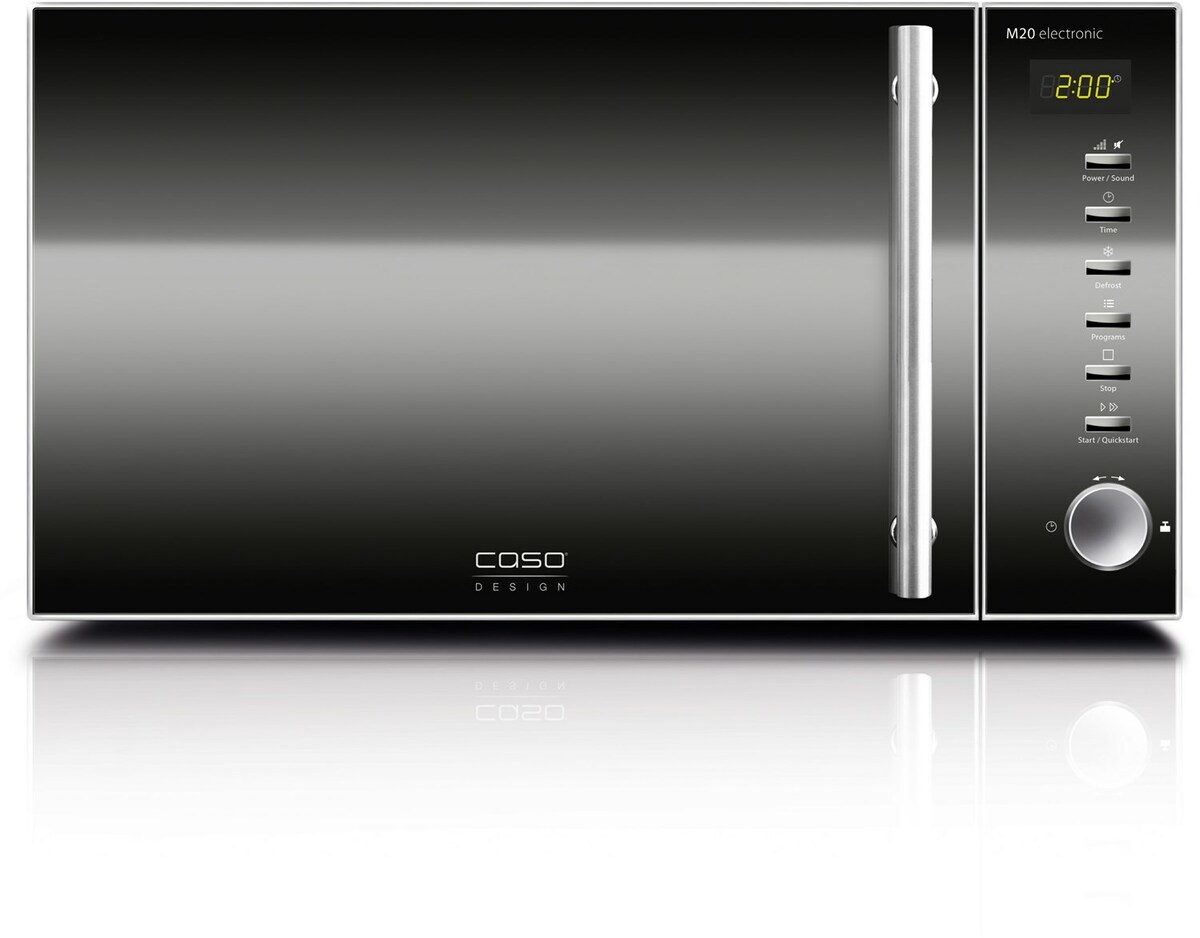 Bild 1 von M 20 Electronic Solo-Mikrowelle schwarz/edelstahl