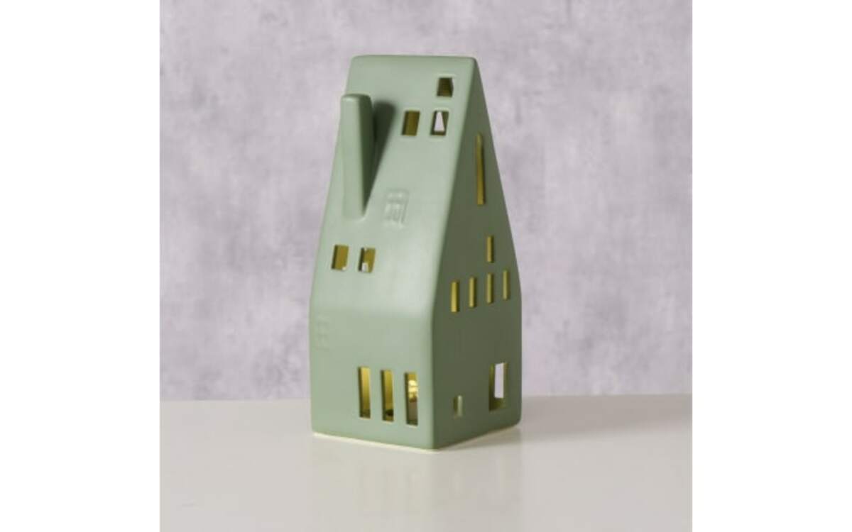 Bild 2 von Dekoaufsteller Haus Hyyga, grün, 19 cm