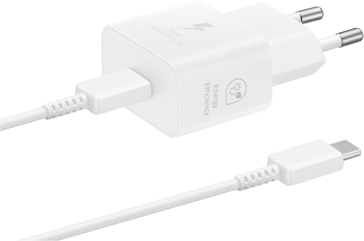 Bild 1 von USB Type-C Ladegerät (25W) inkl. USB Type-C Kabel weiß