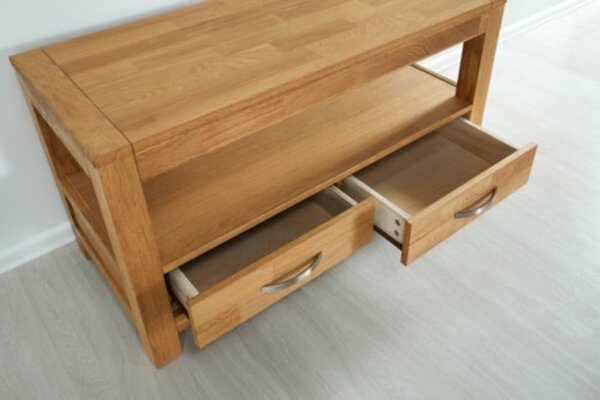 Bild 2 von TV-Bank HAGE 102 cm 2 Schubladen eiche