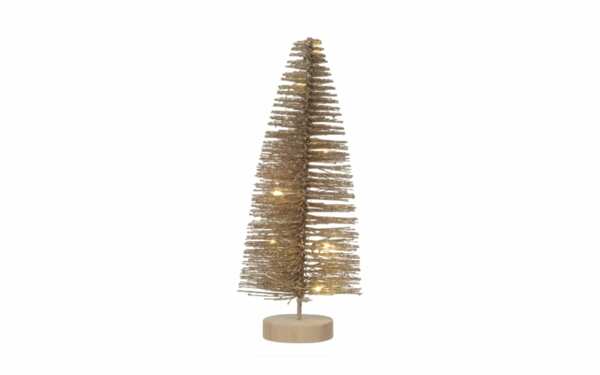 Bild 1 von Mini-Weihnachtsbaum mit LED, gold, 30 cm
