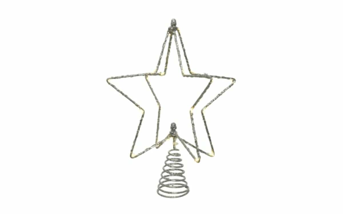 Bild 1 von Micro LED-Baumspitze, silber, 25 cm