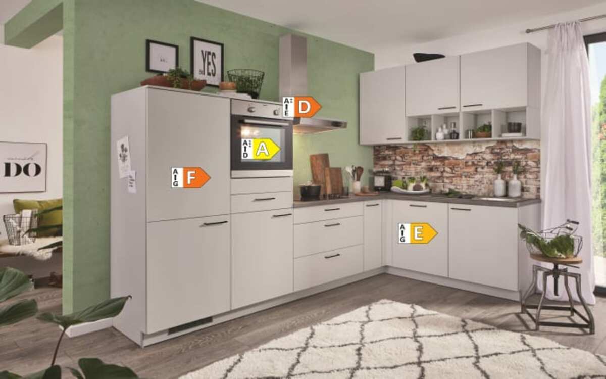 Bild 4 von Pino - Einbauküche PN 80, lichtgrau, inkl. Elektrogeräte