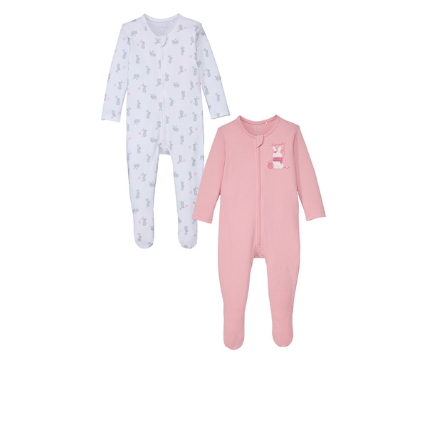 Bild 2 von LILY & DAN Baby oder Kleinkinder Schlafoverall, 2er-Set