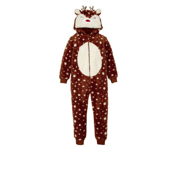 Bild 2 von Kleinkinder oder Kinder Plüsch-Weihnachtseinteiler