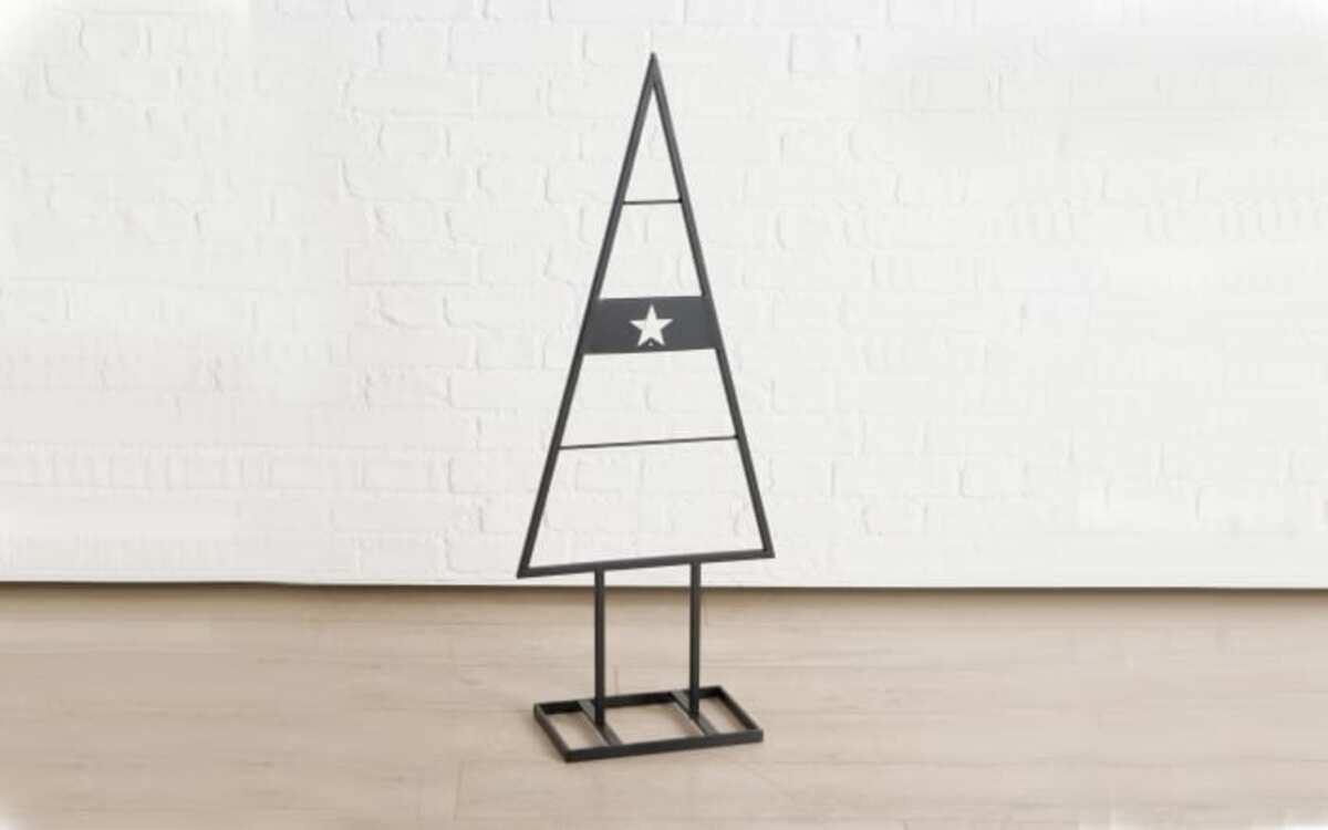 Bild 2 von Dekofigur Weihnachtsbaum, schwarz, 101 cm