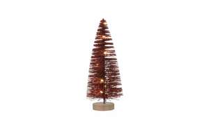 Mini-Weihnachtsbaum mit LED, rot, 20 cm