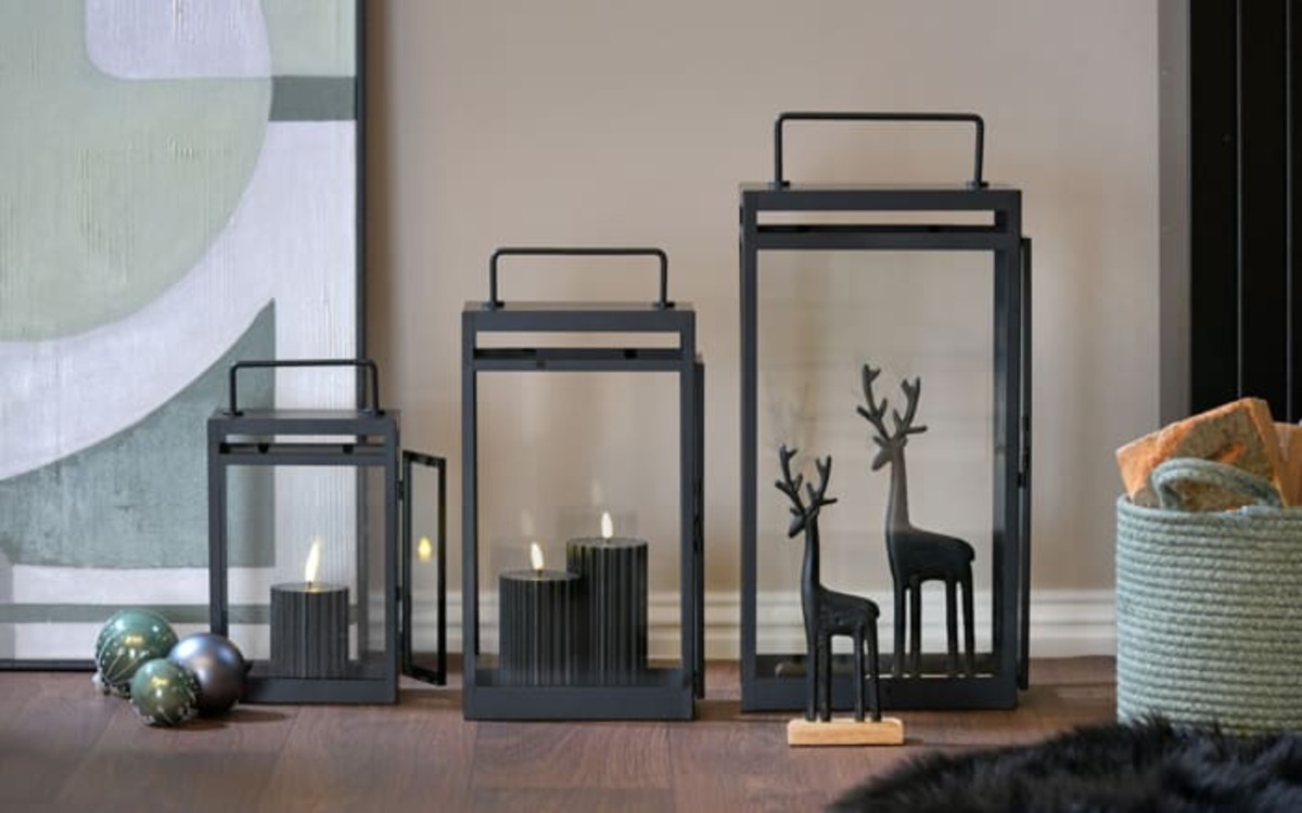 Bild 2 von Deko-Hirsch groß, schwarz, 31 cm