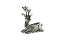 Bild 1 von Deko Hirsch liegend, Aluminium silber, 17,5 cm