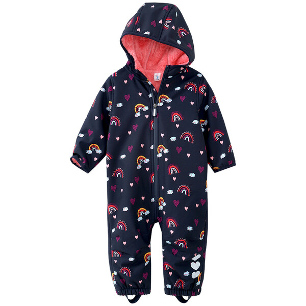 Baby Softshell-Overall mit Regenbogen-Allover von Ernstings Family ansehen!