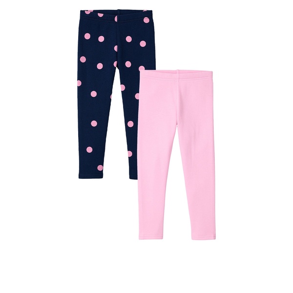 Bild 2 von LILY & DAN Baby oder Kleinkinder Flausch-Leggings, 2er-Set