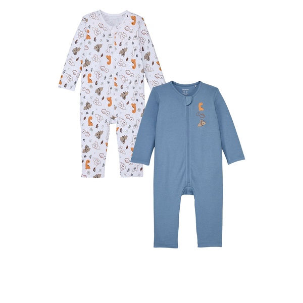 Bild 4 von LILY & DAN Baby oder Kleinkinder Schlafoverall, 2er-Set