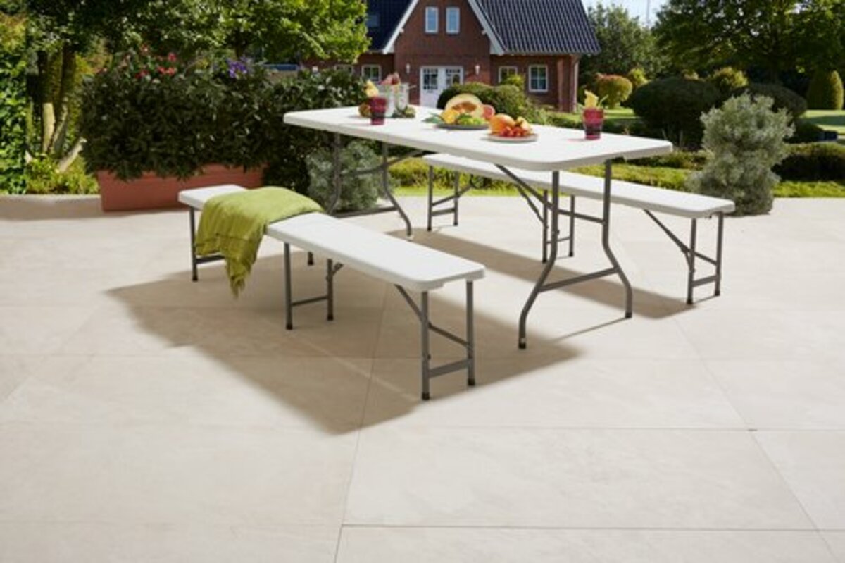 Klapptisch KULESKOG B75xL180 weiß von JYSK für 40,00 € ansehen!