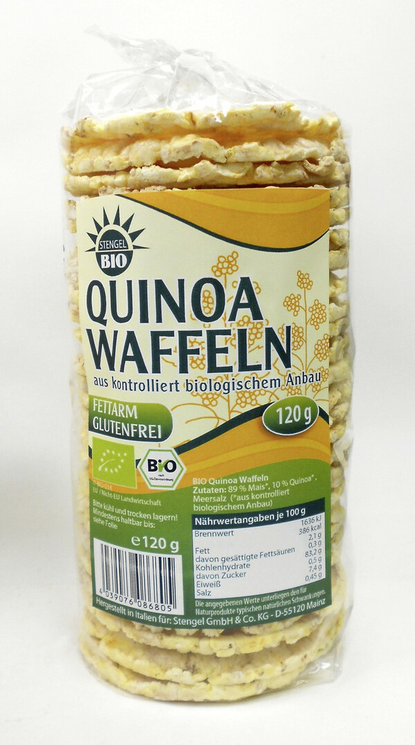 Bild 1 von Stengel Bio Mais-Waffeln mit Quinoa gesalzen 120G