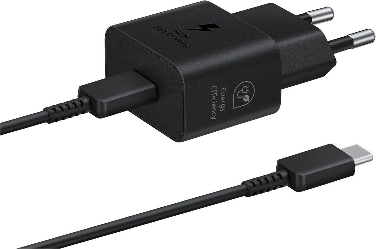 Bild 1 von USB Type-C Ladegerät (25W) inkl. USB Type-C Kabel schwarz