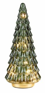 Weihnachtsbaum MODGUNN Glas H26cm m/Timer