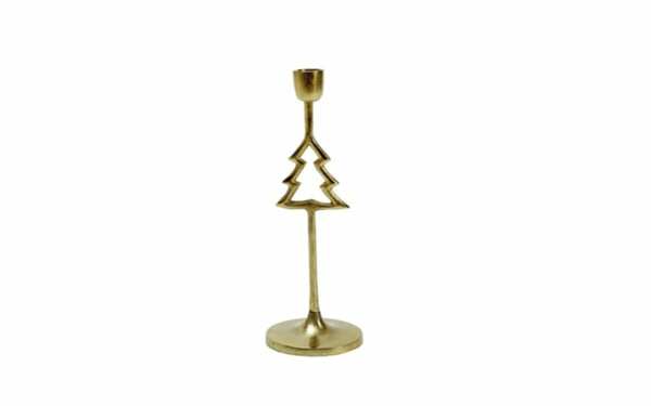 Bild 1 von Kerzenhalter Tannenbaum, gold, 28 cm