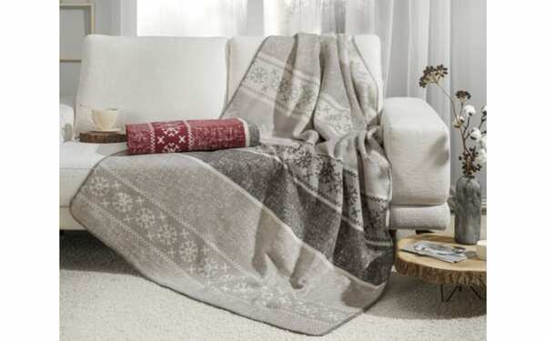 Bild 2 von Wohndecke Winter, beige, 190 cm