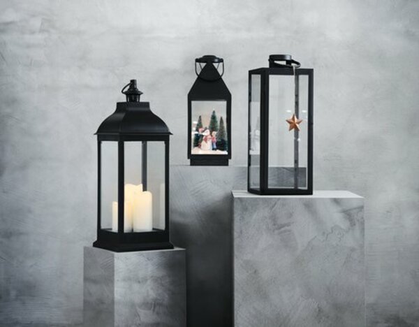 Bild 2 von Laterne THULIT B21xL21xH54 cm schwarz