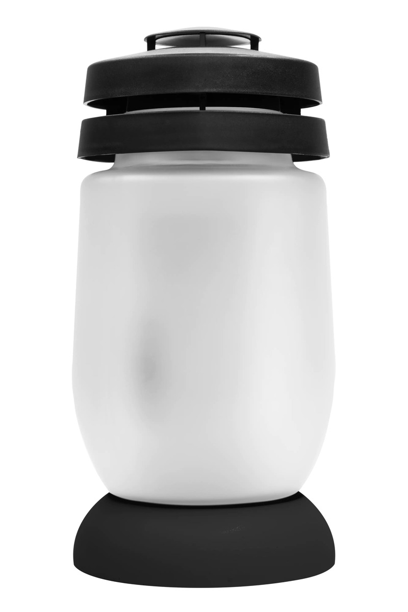 Bild 1 von Bolsius Grablaterne Satin weiß 224/110 mm