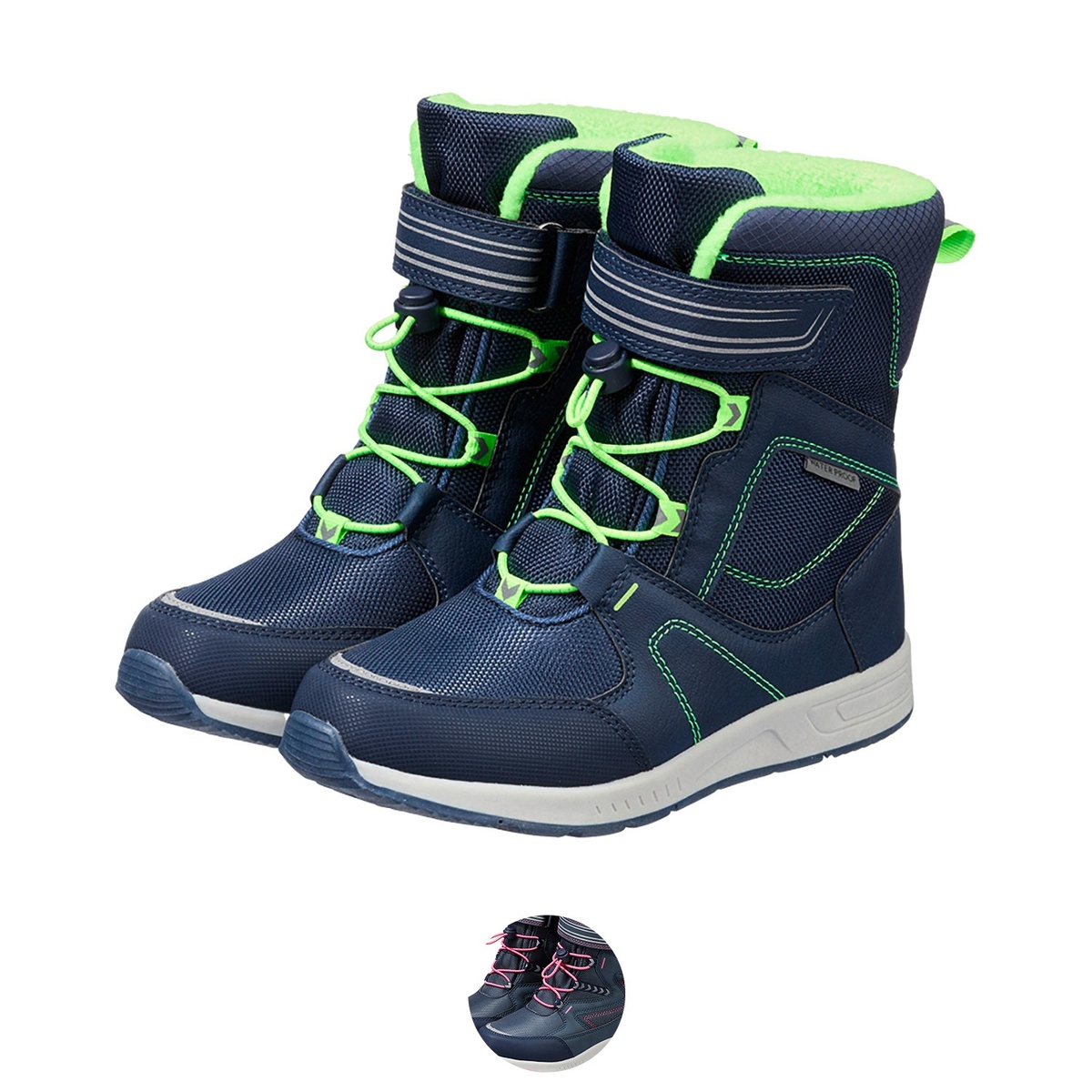 LILY & DAN Kinder Reflektierende Winterstiefel von ALDI SÜD ansehen!