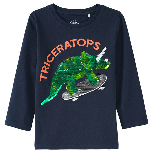 Bild 1 von Jungen Langarmshirt mit Wendepailletten