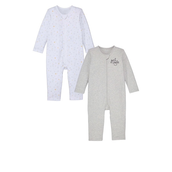 Bild 3 von LILY & DAN Baby oder Kleinkinder Schlafoverall, 2er-Set
