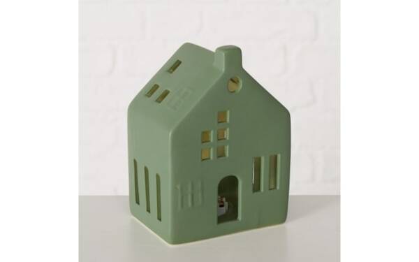 Bild 2 von Dekoaufsteller Haus Hyyga, grün, 14 cm
