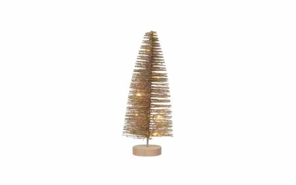 Bild 1 von Mini-Weihnachtsbaum mit LED, gold, 20 cm