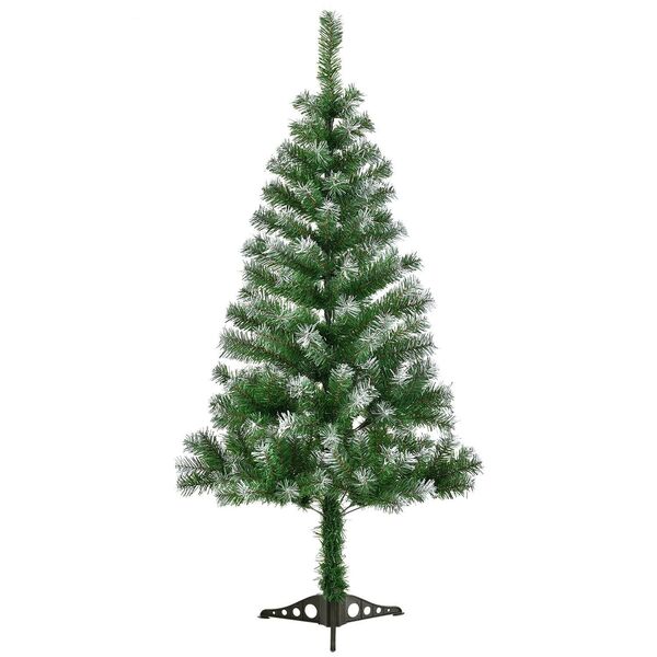 Bild 1 von Juskys Weihnachtsbaum 150 cm künstlich mit Schnee & Ständer – Tannenbaum Innen – Weihnachtsdeko