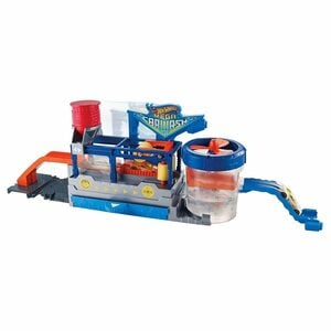 Mattel® Spielzeug-Auto Mattel GWT33 - Hot Wheels City - Mega Autowaschanlage, Spielset mit einem Fahrzeug