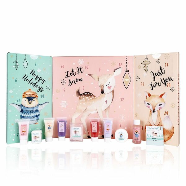 Bild 3 von ACCENTRA Adventskalender Beauty Adventskalender "Happy Holidays" für Frauen und Kinder, Kalender mit 24 Türchen zum Baden, Pflegen und verwöhnen