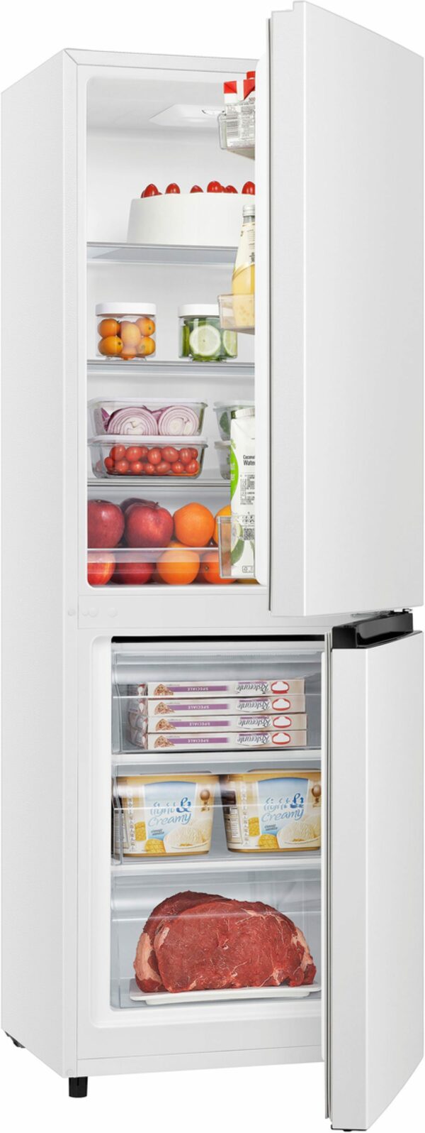 Bild 2 von Hanseatic Kühl-/Gefrierkombination HKGK16155DW, 161,3 cm hoch, 55 cm breit, Abtauautomatik, FreshZone