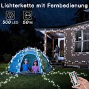 Bild 2 von Diyarts LED-Lichterkette, 600-flammig, 8 Modi und Wasserschutz für Innen- und Außeneinsatz