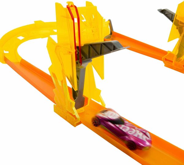 Bild 4 von Hot Wheels Autorennbahn TrackTrack-Builder im Blitzdesign, inklusive Spielzeugauto