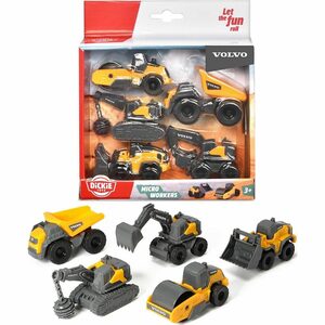 Dickie Toys Spielzeug-Auto Volvo Construction 5 Pack