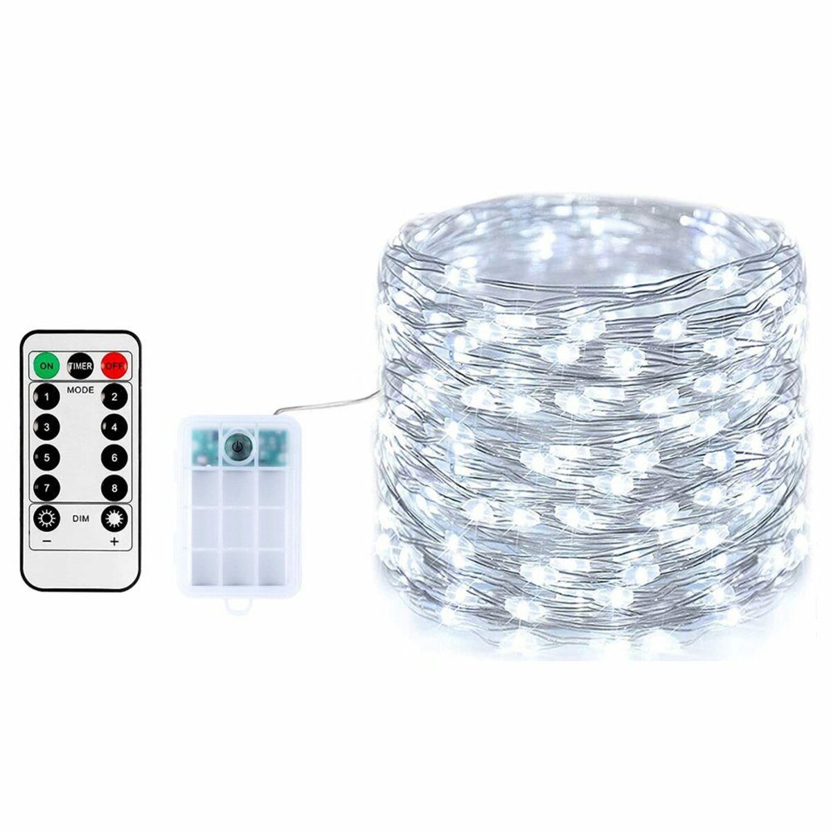 Bild 1 von LAPA HOME LED-Lichtervorhang 5M/10M Wasserdichter aus Kupferdraht Lichterkette Weihnachten Deko, 50 LEDs/100 LEDs, für Innenhöfe, Hochzeiten, Heiratsanträge Deko