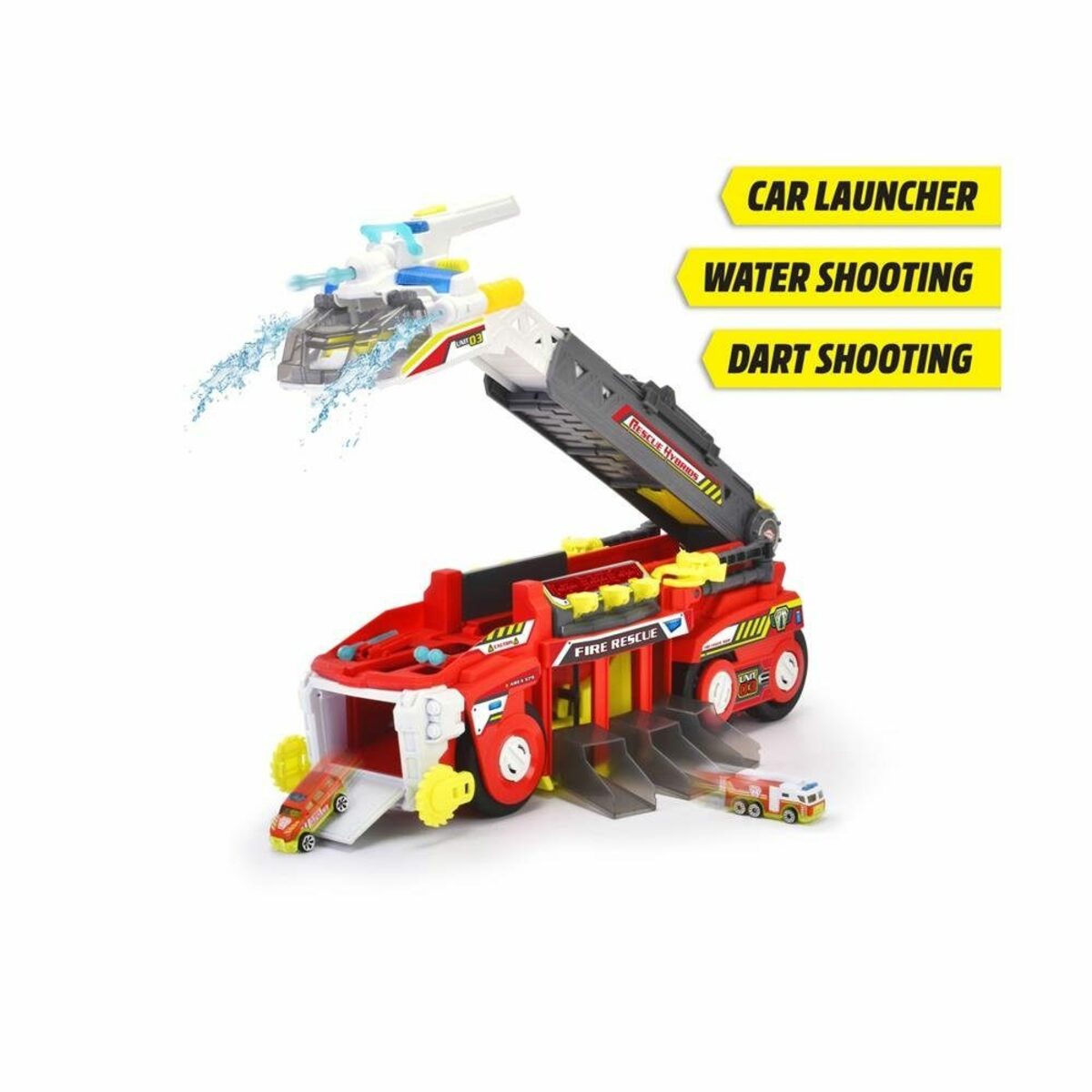 Bild 3 von Dickie Toys Spielzeug-Feuerwehr Rescue Hybrids, 55 cm, mit Wasser-Spritzfunktion, für Kinder ab 3 Jahren