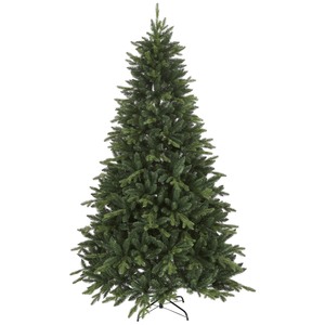 Star Trading Künstlicher Weihnachtsbaum Bergen von Star Trading, Tannenbaum mit Ständer in Grün für innen und außen, Höhe: 2,1 m