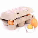 Bild 2 von XDeer Spiellebensmittel Holzspielzeug Eierset /Topfset/Geburtstagstorte Kinderküche Set, (Kinderküche), Kinderküche Set für Spielküche und Kaufladen Schneide Spielzeug