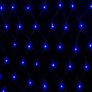 Bild 2 von monzana Lichterkette, Netzlichterkette 120x120cm 100 LED Blau Timer 8 Leuchtmodi