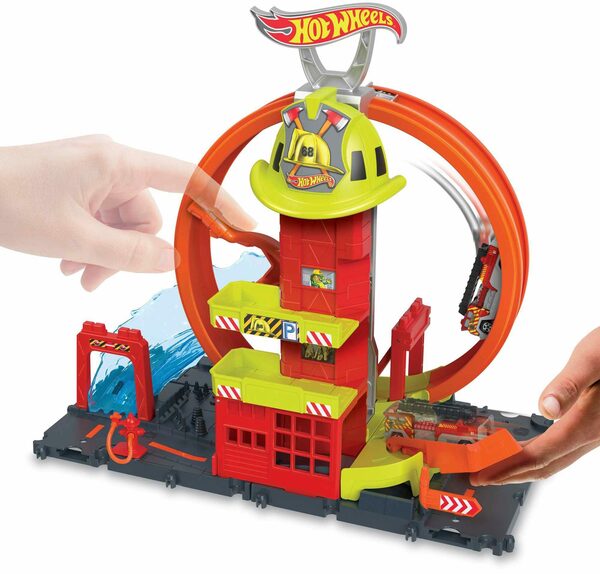 Bild 4 von Hot Wheels Spiel-Gebäude City Super Fire Station