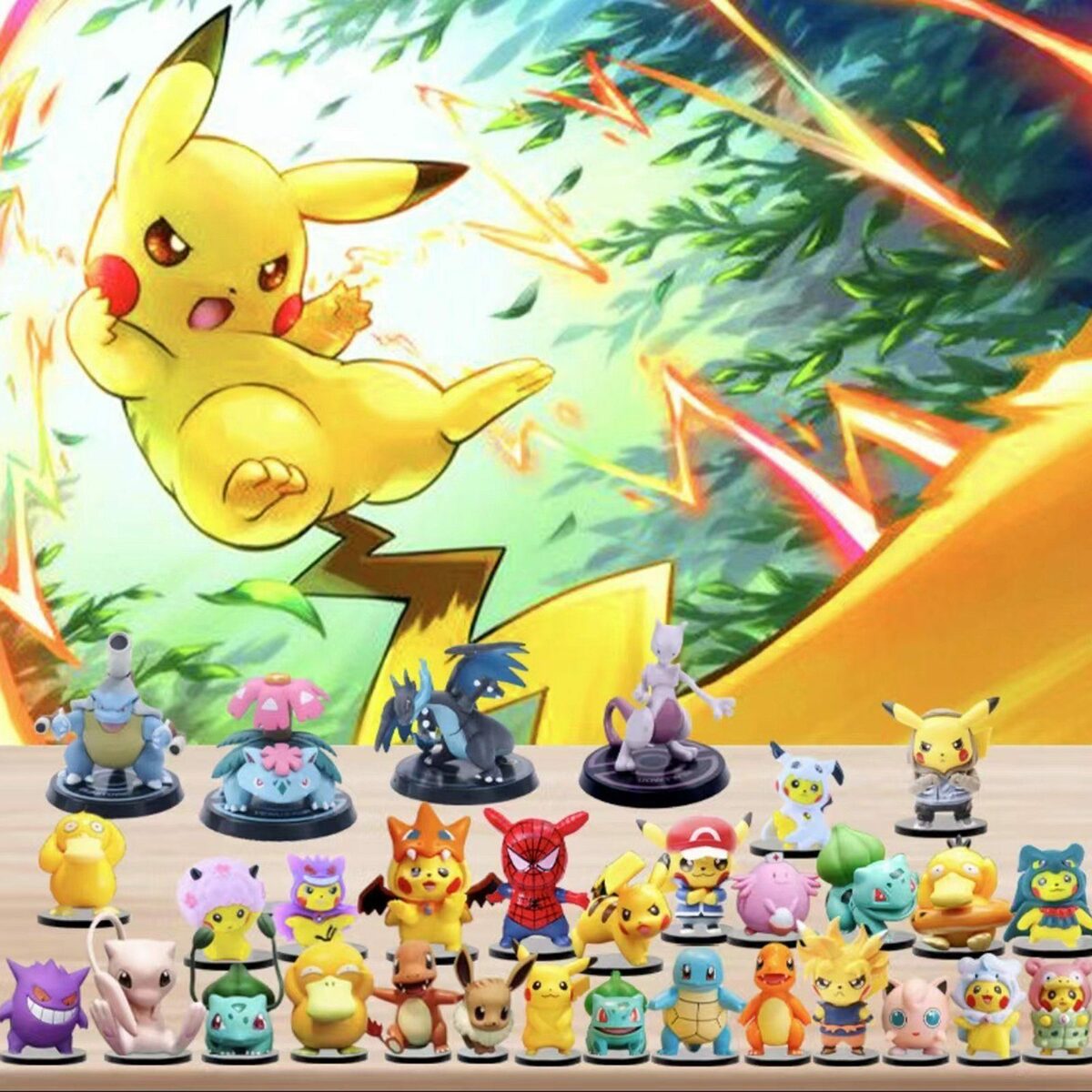 Bild 3 von Blisstar Adventskalender Adventskalender Weihnachts-Adventskalender,2023 New 24 PCS Pokemon Set
