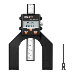 TACKLIFE MDG01, Digitaler Tiefenmesser, 80 mm Tiefenmesser, Messwerkzeug mit LCD-Digitalanzeige für Zimmerei