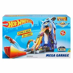 Mattel® Spielzeug-Auto Mattel GWT34 - Hot Wheels - City - Mega Garage, inkl. 1 Fahrzeug, Stor